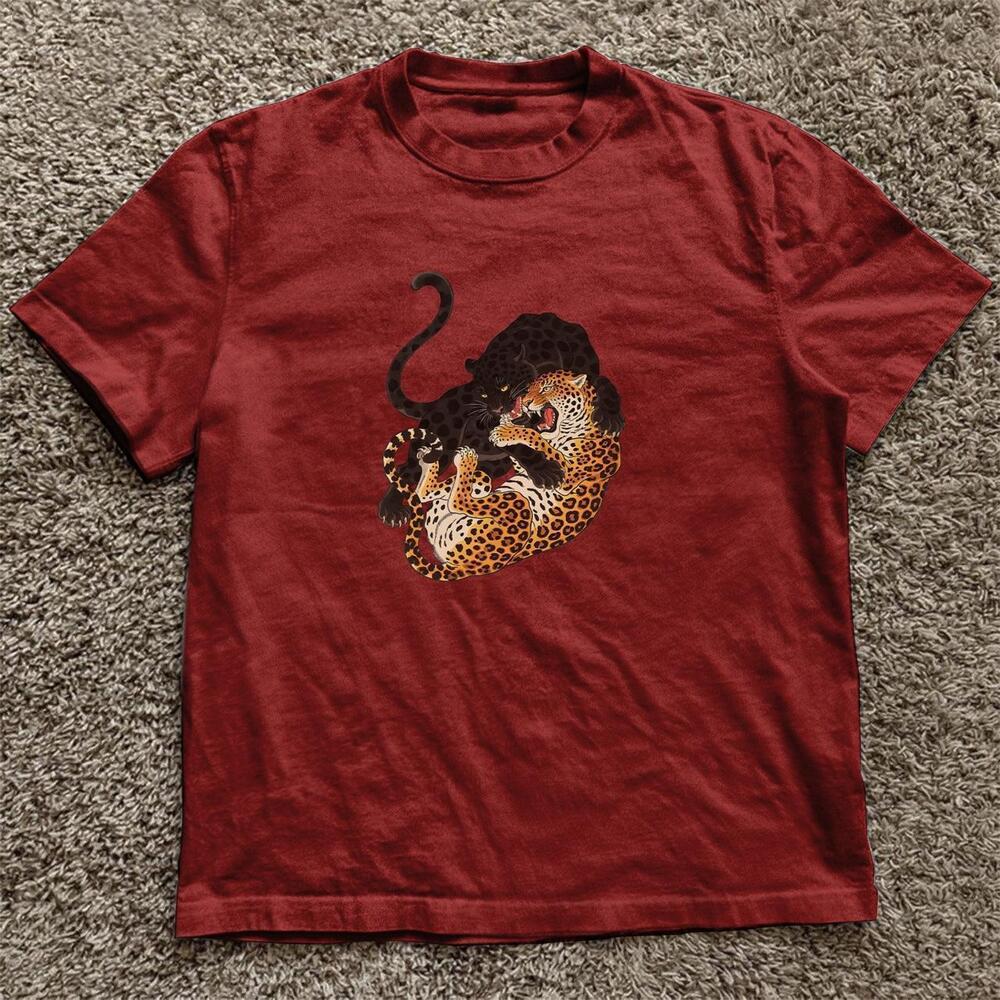 Red And Black Leopards Tee